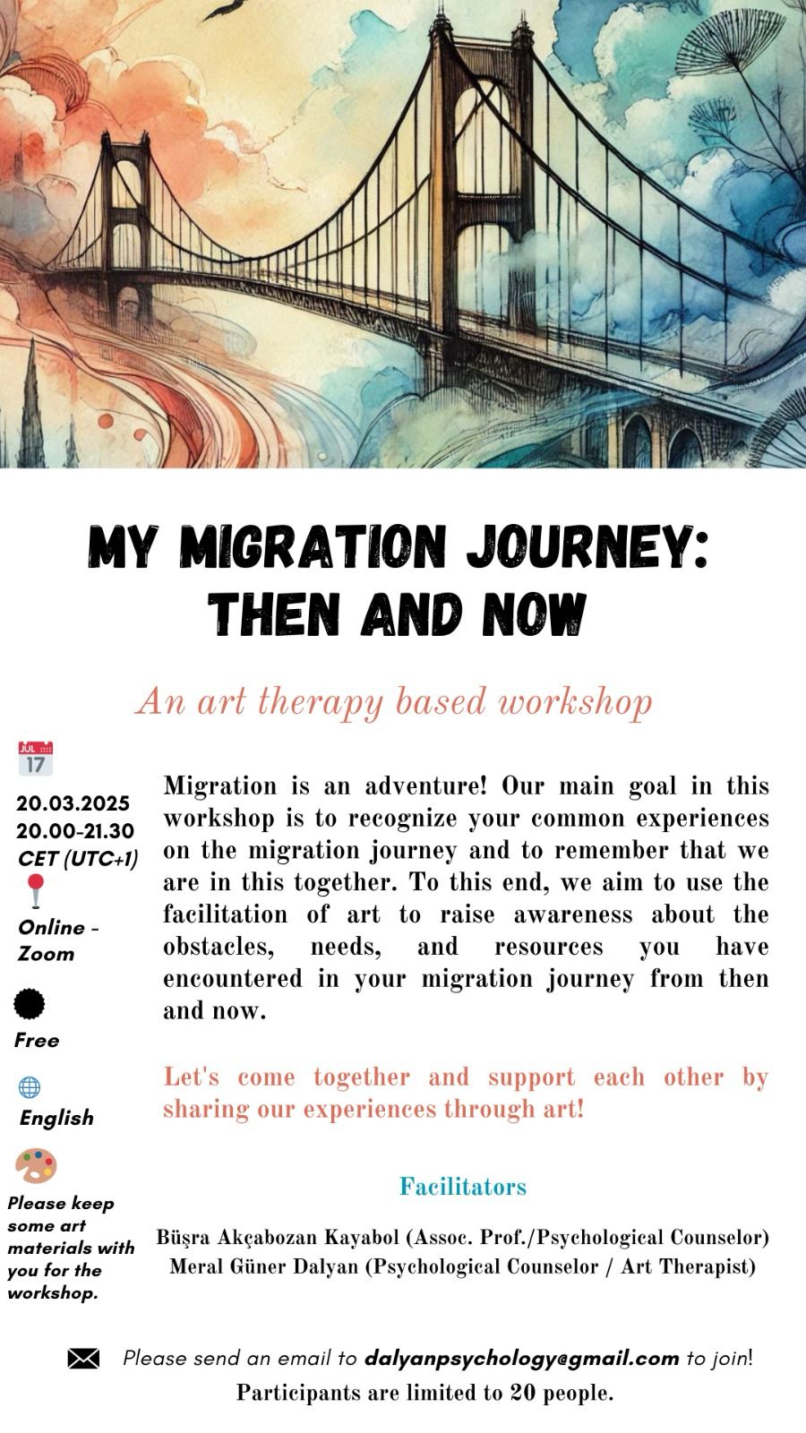 My Migration Journey — An Art Therapy Based Workshop